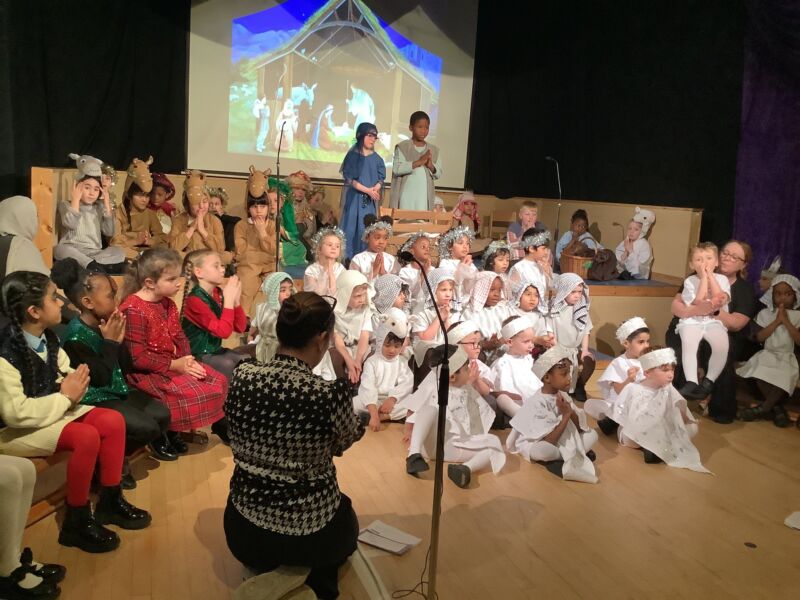 Image for the Tweet beginning: This afternoon KS1 performed a