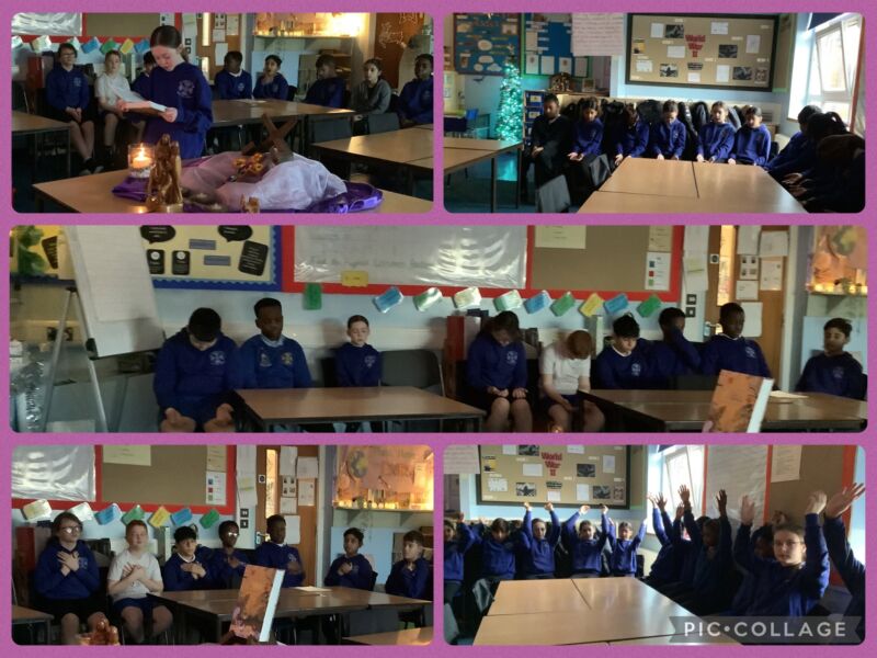 Image for the Tweet beginning: Y6 welcomed Mary and Joseph