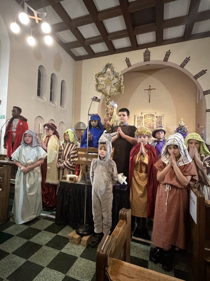 Image for the Tweet beginning: KS2 pupils shared the Christmas