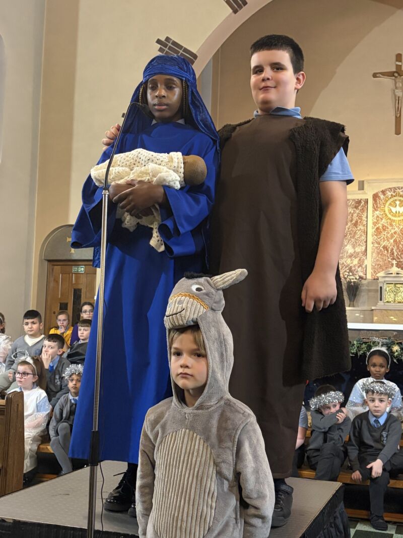 Image for the Tweet beginning: KS2 pupils shared the Christmas