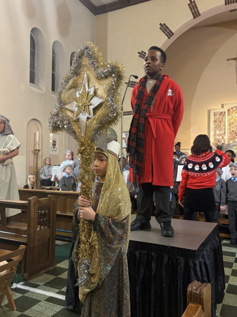 Image for the Tweet beginning: KS2 pupils shared the Christmas